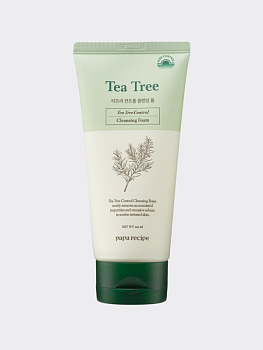 Противовоспалительная пенка для умывания с экстрактом чайного дерева Papa Recipe Tea Tree Control Cleansing Foam (old)