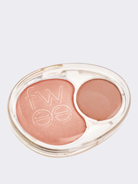 Двойные мягкие румяна с муссовой текстурой fwee Mellow Dual Blush ND01 Lazy Tempo