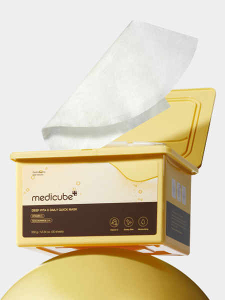 Набор осветляющих тканевых масок с витамином С Medicube Deep Vita C Daily Quick Mask Набор осветляющих тканевых масок с витамином С Medicube Deep Vita C Daily Quick Mask