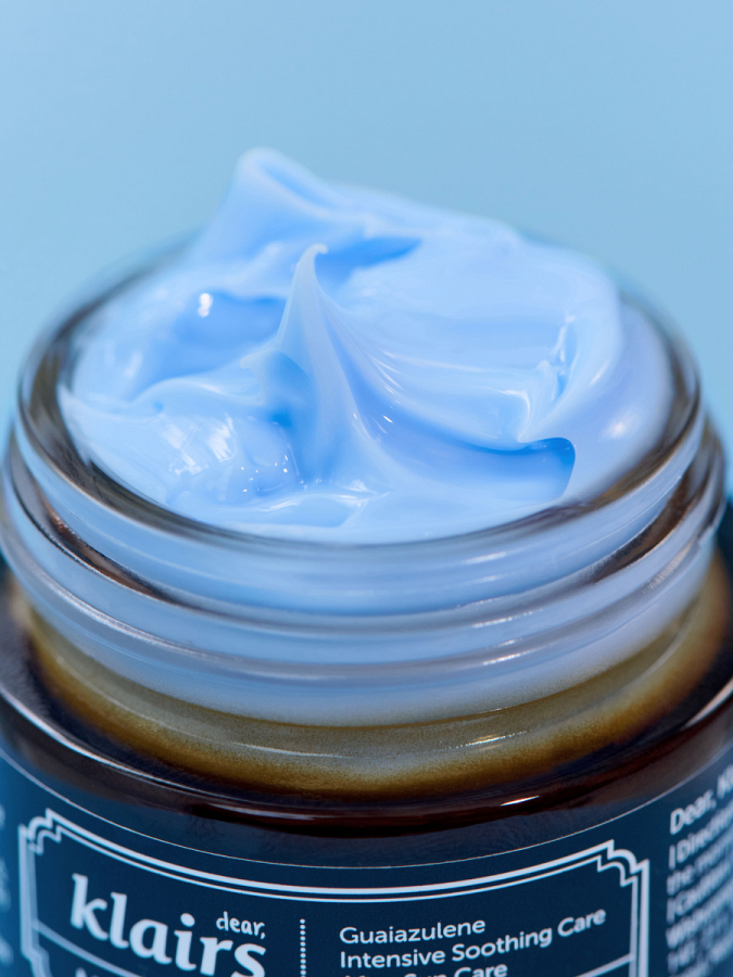 Регенерирующий успокаивающий ночной крем с пептидами и центеллой Dear, Klairs Midnight Blue Calming Cream