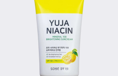 Солнцезащитный крем с экстрактом юдзу Some By Mi Yuja Niacin Mineral 100 Brightening Suncream SPF50+/PA++++