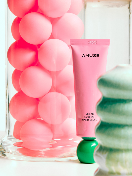 Увлажняющий крем для рук без запаха AMUSE Vegan Soybean Handcream Unstress