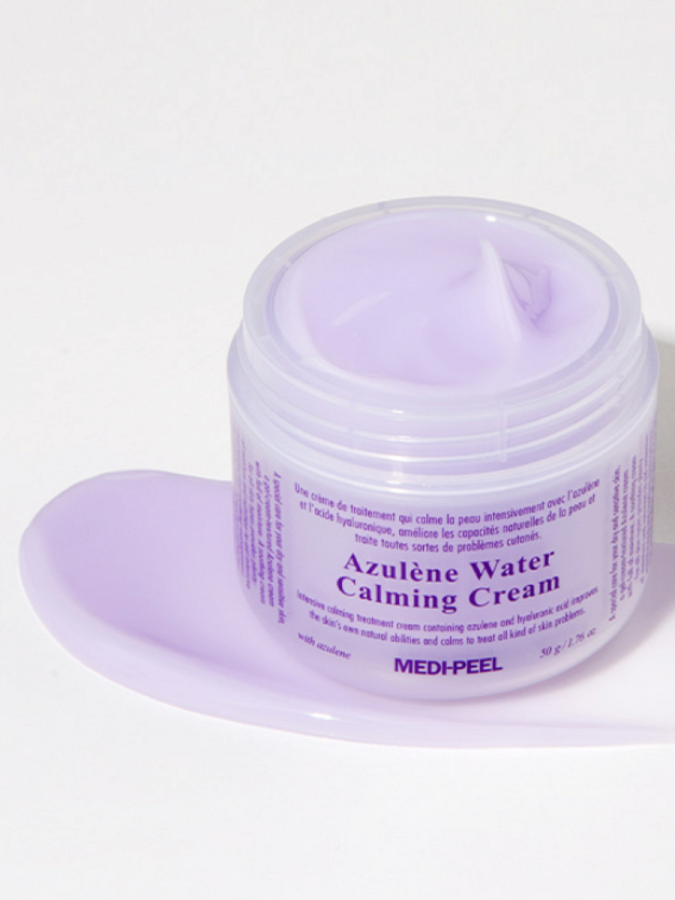 Успокаивающий восстанавливающий крем с азуленом MEDI-PEEL Azulene Water Calming Cream
