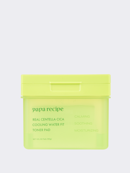 Освежающие тонер-пэды с экстрактом центеллы Papa Recipe Real Centella Cica Cooling Water Fit Toner Pad Освежающие тонер-пэды с экстрактом центеллы Papa Recipe Real Centella Cica Cooling Water Fit Toner Pad