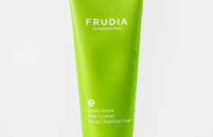 Себорегулирующая скраб-пенка для умывания с зеленым виноградом FRUDIA  Green Grape Pore Control Scrub Cleansing Foam