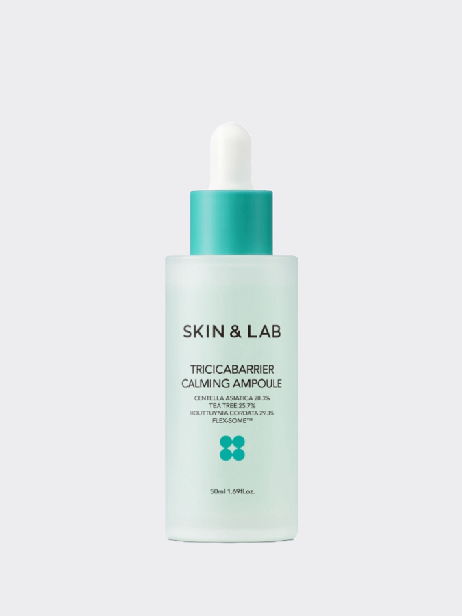 Обновлённая успокаивающая сыворотка для лица SKIN&LAB Tricicabarrier Calming Ampoule