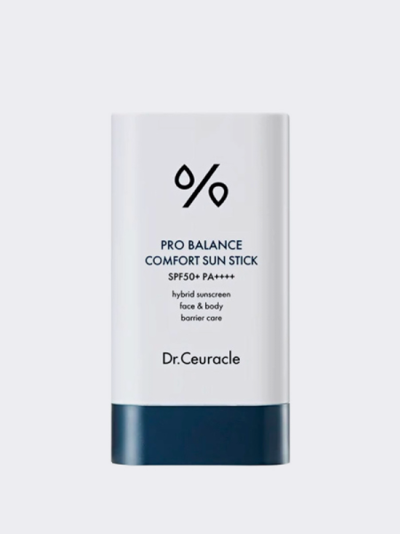 Солнцезащитный стик с пробиотиками Dr.Ceuracle Pro Balance Comfort Sun Stick SPF50+ PA++++ Солнцезащитный стик с пробиотиками Dr.Ceuracle Pro Balance Comfort Sun Stick SPF50+ PA++++