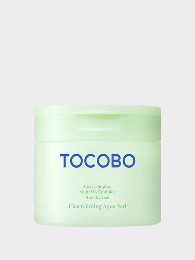 Успокаивающие тонер-пэды с экстрактом центеллы TOCOBO Cica Calming Aqua Pad