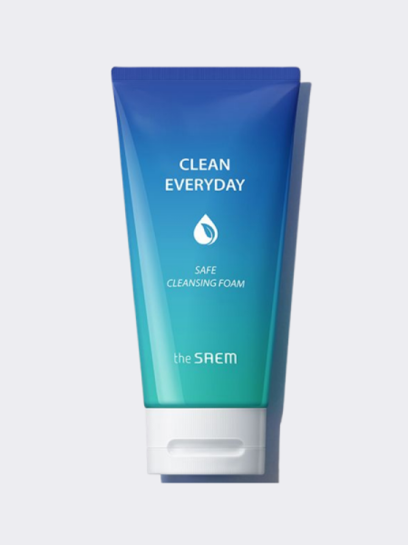 Антибактериальная пенка для умывания с пантенолом The Saem Clean Everyday Safe Cleansing Foam Антибактериальная пенка для умывания с пантенолом The Saem Clean Everyday Safe Cleansing Foam