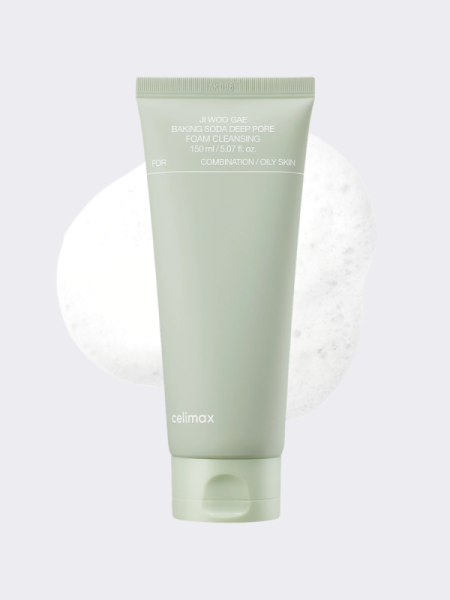 Глубокоочищающая пенка для умывания с содой Celimax Ji Woo Gae Baking Soda Deep Pore Foam Cleansing