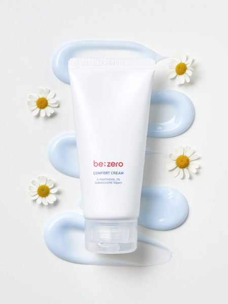 Успокаивающий крем для лица с пантенолом и гвайазуленом Derma Factory Be Zero Comfort Cream