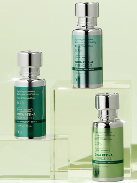 Усиленная обновляющая эссенция с ретинолом и экстрактом центеллы VT Cica Reti-A Essence 0.3