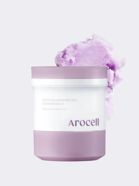 Глубокоочищающий гидрофильный бальзам-точилка с коллагеном Arocell Super Collagen Melting Cleansing Balm