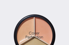 Палетка кремовых корректоров в бежевых оттенках The Saem Cover Perfection Triple Pot Concealer 01 Correct Beige