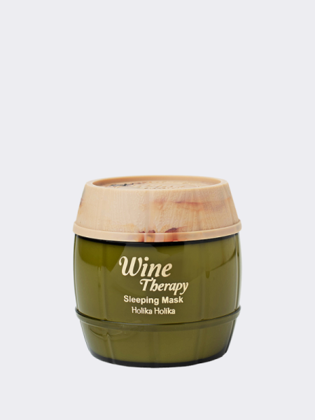 Осветляющая ночная винная маска-желе с белым вином Holika Holika Wine Therapy Sleeping Mask White Wine