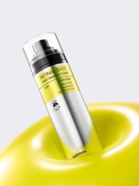 Разглаживающая тонер-эссенция с ретиналем и спикулами Celimax The Vita-A Retinal Shot Tightening First Essence Toner