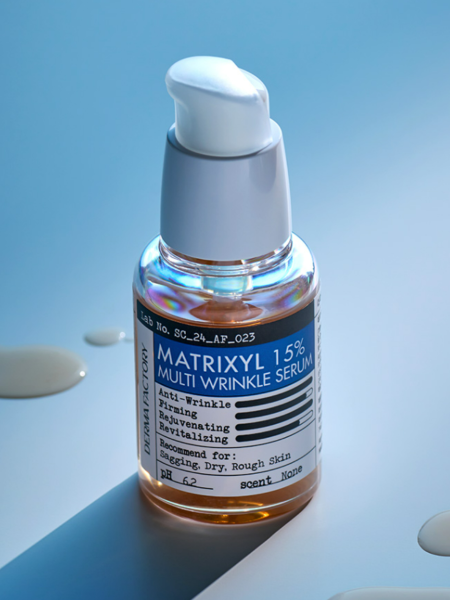 Разглаживающая пептидная сыворотка для лица Derma Factory Matrixyl 15% Multi Wrinkle Serum Разглаживающая пептидная сыворотка для лица Derma Factory Matrixyl 15% Multi Wrinkle Serum