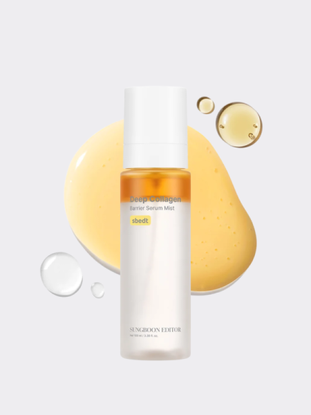 Двухфазный спрей с коллагеном и пептидами для сияния кожи Sungboon Editor Editor Deep Collagen Barrier Serum Mist