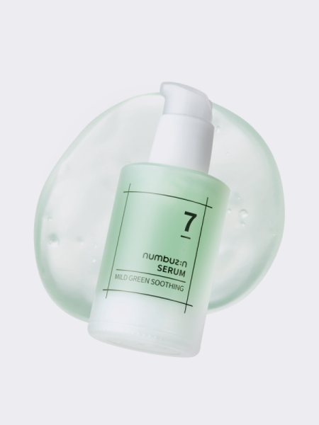Противовоспалительная сыворотка с растительным комплексом Numbuzin No.7 Mild Green Soothing Serum Противовоспалительная сыворотка с растительным комплексом Numbuzin No.7 Mild Green Soothing Serum