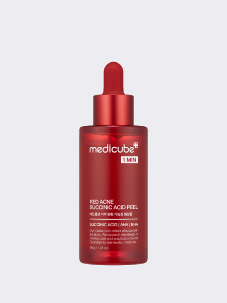 Смываемый противовоспалительный пилинг с янтарной кислотой Medicube Red Acne Succinic Acid Peel