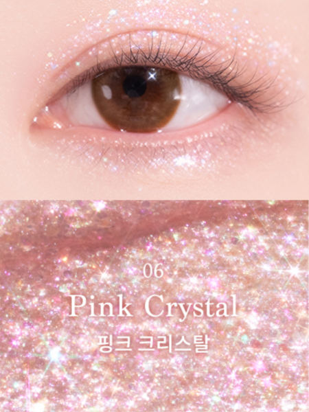 Жидкий глиттер для век Dasique Starlit Jewel Liquid Glitter #06 Pink Crystal