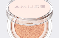 Тональный кушон с нейтральным финишем AMUSE Skin Tune Vegan Cover Cushion SPF 45 PA+++ 02 Nude Tune