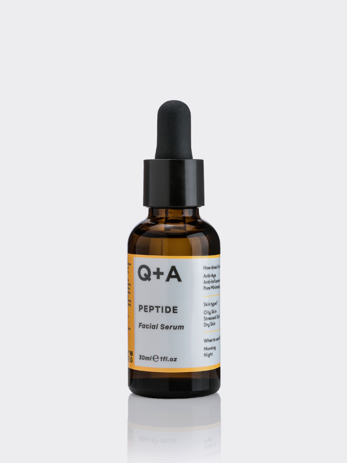 Разглаживающая пептидная сыворотка для лица Q+A Peptide Facial Serum