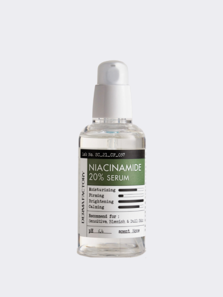 Успокаивающая сыворотка для лица с ниацинамидом MAXI Derma Factory Niacinamide 20% Serum Успокаивающая сыворотка для лица с ниацинамидом MAXI Derma Factory Niacinamide 20% Serum