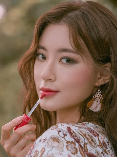 Сочный глянцевый тинт для губ с оттенком розовой тыквы rom&nd Juicy Lasting Tint 11 Pink Pumpkin