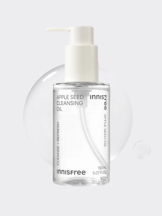 Очищающее гидрофильное масло с экстрактом яблока innisfree Apple Seed Cleansing Oil