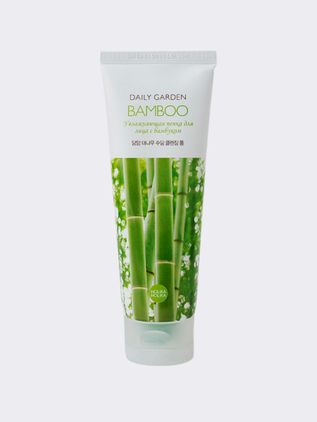 Освежающая пенка для умывания с экстрактом бамбука HOLIKA HOLIKA Daily Garden Bamboo Soothing Сleansing Foam