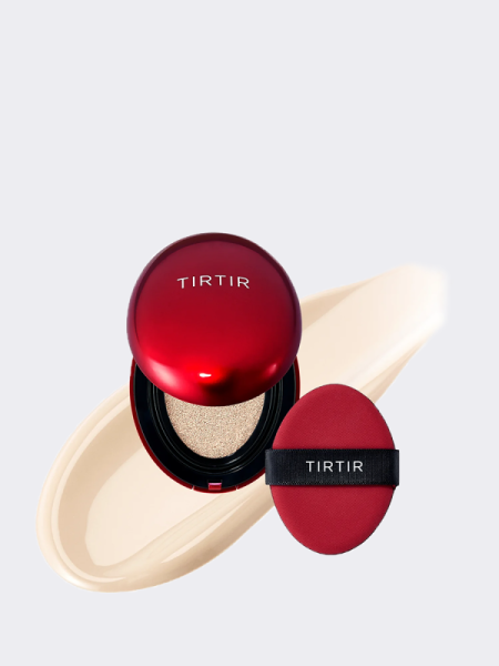 МИНИ Тональный кушон с полуматовым финишем TIRTIR Mask Fit Red Cushion 13N Fair Ivory
