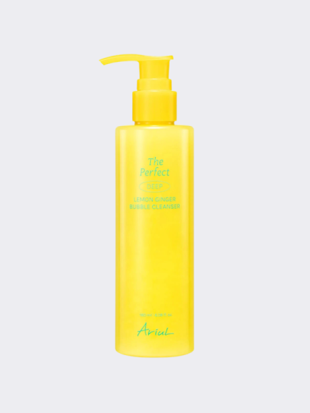 Осветляющий гель для умывания с экстрактом лимона Ariul The perfect Lemon Ginger Bubble Cleanser