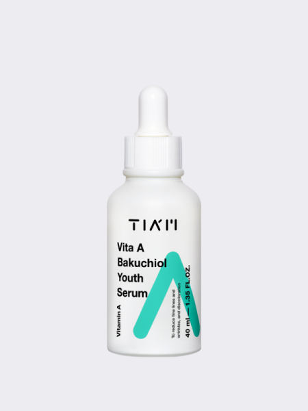 Разглаживающая сыворотка с бакучиолом и витамином А TIAM Vita A Bakuchiol Youth Serum Разглаживающая сыворотка с бакучиолом и витамином А TIAM Vita A Bakuchiol Youth Serum