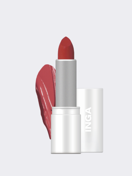 Помада для губ с полуматовым финишем INGA Powder Blur Lipstick Evening Rose