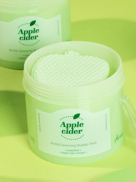 Очищающие пузырьковые диски для лица с яблочным уксусом Ariul Apple Cider All Kill Cleansing Bubble Pads