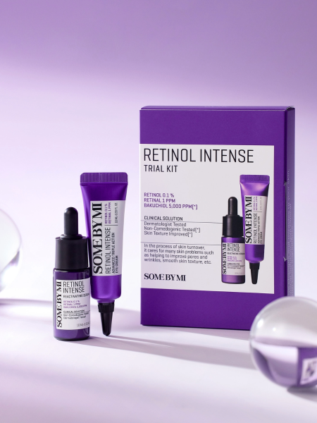 Набор миниатюр для ухода за кожей с ретинолом и бакучиолом Some By Mi Retinol Intense Trial Kit