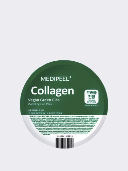 Успокаивающая альгинатная маска с экстрактом центеллы MEDI-PEEL Vegan Green Cica Collagen Modeling Pack Успокаивающая альгинатная маска с экстрактом центеллы MEDI-PEEL Vegan Green Cica Collagen Modeling Pack