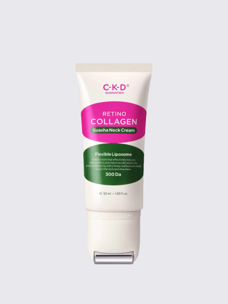 Разглаживающий крем-роллер с ретиналем для шеи CKD Retino Collagen Small Molecule 300 Guasha Neck Cream