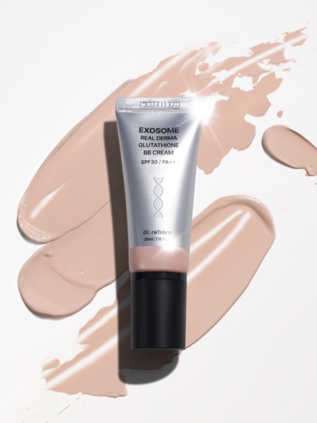 Многофункциональный тональный крем с экзосомами DR.REBORN Exosome Real Derma Glutathione BB Cream SPF30 PA++