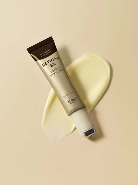 Разглаживающий крем-роллер для век с ретиналем CKD Retinal 5X Guasha Eye Cream