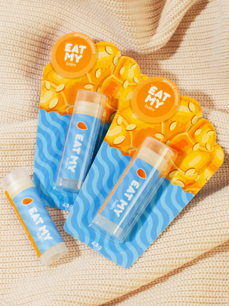 Бальзам для губ с ароматом миндального круассана EAT MY BALM Almond Croissant