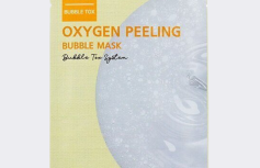 Отшелушивающая тканевая пузырьковая маска с фруктовым комплексом Trimay Oxygen Peeling Bubble Mask