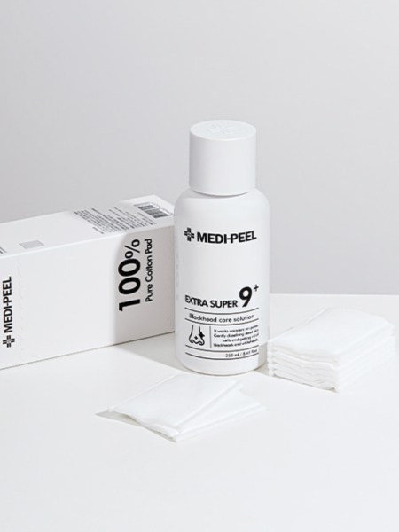 Очищающая жидкость-маска для очищения сальных нитей MEDI-PEEL Extra Super 9+ Cotton Pad
