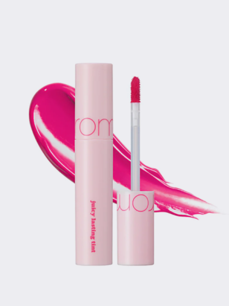 Сочный глянцевый тинт для губ с оттенком розового леденца rom&nd Juicy Lasting Tint 27 Pink Popsicle