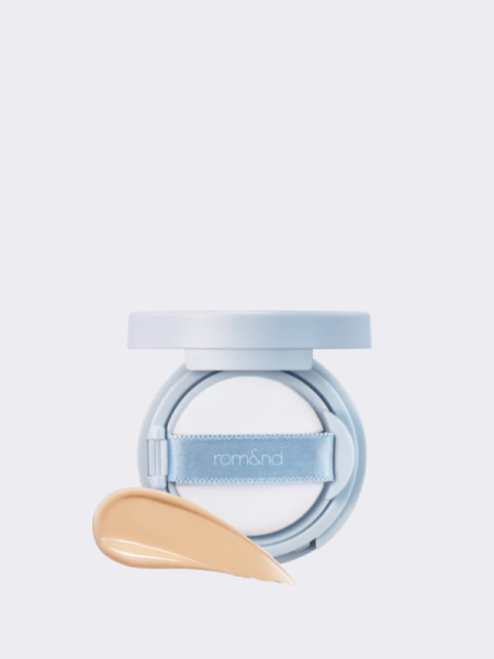 МИНИ Тональный кушон с влажным финишем в бежевом оттенке rom&nd Bare Water Cushion 04 Beige 23 SPF38 PA++++
