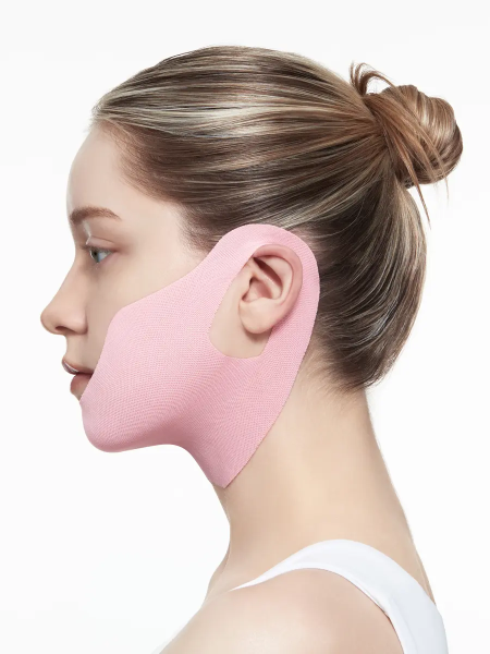 Лифтинг-маска для овала лица с экстрактом камелии и коллагеном Round Lab Camellia Deep Collagen V Lifting Gel Mask