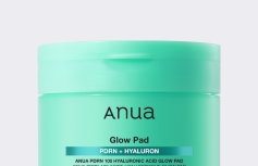 Увлажняющие тонер-пэды с ПДРН и гиалуроновой кислотой ANUA PDRN Hyaluronic Acid Glow Pad