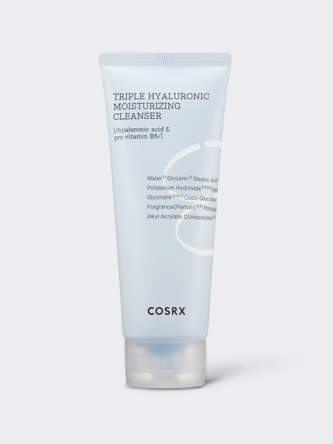 Очищающая пенка с комплексом гиалуроновой кислоты Cosrx Hydrium Triple Hyaluronic Moisturizing Cleanser
