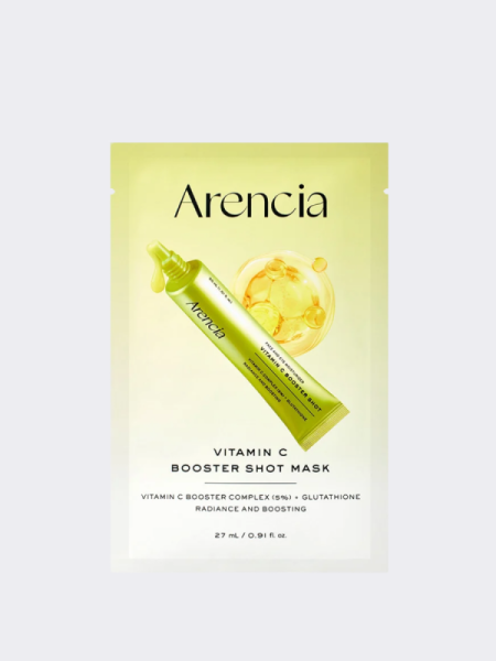 Осветляющая тканевая маска с витамином С и глутатионом Arencia Vitamin C Booster Shot Mask